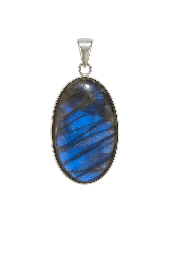 Labradorite Pendant Sterling Silver