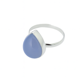 Sterling Silver Rings Size 9 (Moonstone,Larimar,Kunzite,Chalcedony)