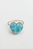 Sterling Silver Rings Size 9 (Moonstone,Larimar,Kunzite,Chalcedony)