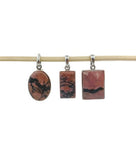 Sterling Silver Rhodonite Pendants
