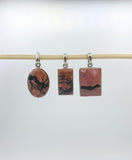 Sterling Silver Rhodonite Pendants