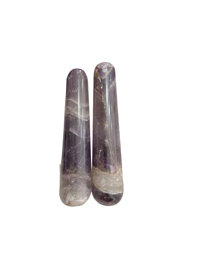Smooth Massage Wand (Amethyst,Labradorite,Aragonite,Lavrakite,Nuummite,Conglomerate,Kambaba Jasper.