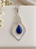Lapis Pendant Sterling Silver