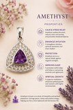 Sterling Silver Amethyst Pendant