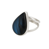 Sterling Silver Rings Size 9 (Labradorite,Peridot,Black Onyx)