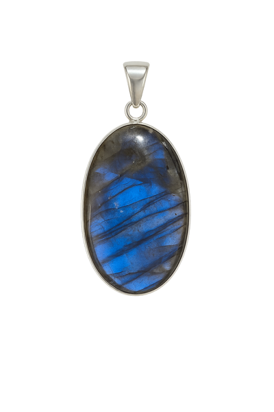 Labradorite Pendant Sterling Silver