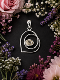 Herkimar Diamond Pendant Sterling Silver