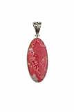 Rhodochrosite Pendant Sterling Silver