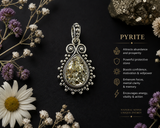 Sterling Silver Pyrite Pendant