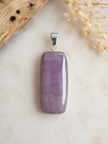 Kunzite Pendant Sterling Silver