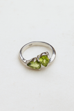 Sterling Silver Rings Size 9 (Labradorite,Peridot,Black Onyx)