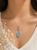 Sterling Silver Aquamarine Pendant