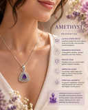 Sterling Silver Amethyst Pendant