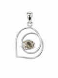 Herkimar Diamond Pendant Sterling Silver
