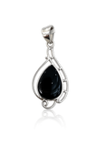 Black Onyx Pendant Sterling Silver