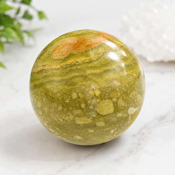 Green Opal Sphere