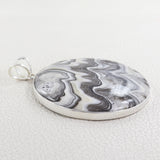 925 Sterling Silver Jewelry Natural Zebra Jasper Gemstone Pendant For Gift