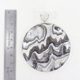 925 Sterling Silver Jewelry Natural Zebra Jasper Gemstone Pendant For Gift