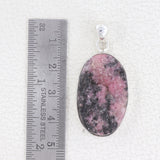 925 Sterling Silver Rhodonite Pendant