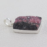 925 Sterling Silver Rhodonite Pendant