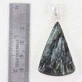 Natural Seraphinite 925 Sterling Silver Pendant