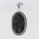 Natural Seraphinite 925 Sterling Silver Pendant