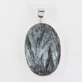 Natural Seraphinite 925 Sterling Silver Pendant