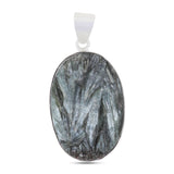 Natural Seraphinite 925 Sterling Silver Pendant