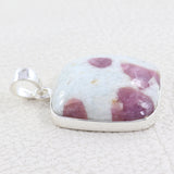Sterling Silver Pink Tourmaline Pendants