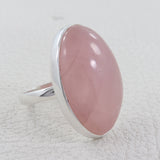 925 Sterling Silver Jewelry, Rose Quartz Pendant