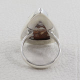 Beautiful Wild Horse Jasper Plain Ring 925 Sterling Silver