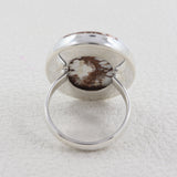 Beautiful Wild Horse Jasper Plain Ring 925 Sterling Silver