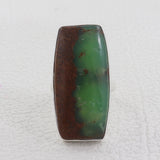 Chrysoprase Ring 925 Sterling Silver