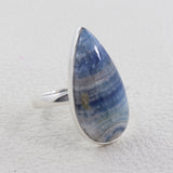 Blue Rhodochrosite 925 Sterling Silver Ring