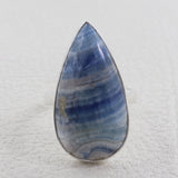 Blue Rhodochrosite 925 Sterling Silver Ring