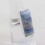 Blue Rhodochrosite 925 Sterling Silver Ring