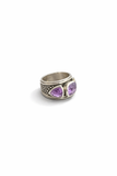 Amethyst Size-6 Rings Sterling Silver