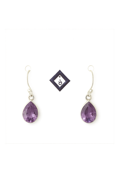 Sterling Silver Amethyst Earring
