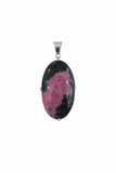 Rhodonite Pendant Sterling Silver