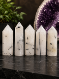 Tourmaline In Quartz Standing Points
