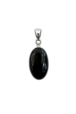 Jet Pendant Sterling Silver