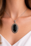 Black Onyx Pendant Sterling Silver