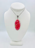 Sterling Silver Rhodochrosite Pendant