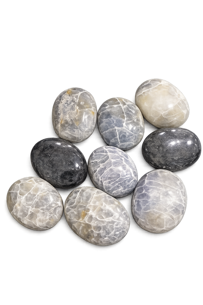 Iolite Palm Stone