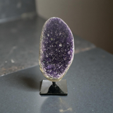 Amethyst Polished Cluster With Metal Base