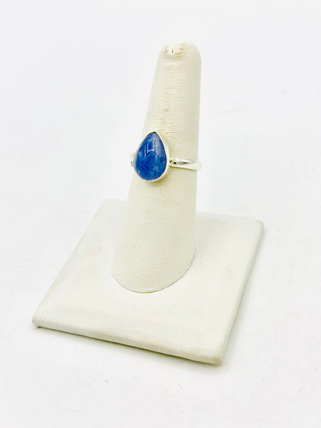 Sterling Silver Hackmanite Ring Size 8
