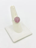 Sterling Silver Kunzite Ring Size 9