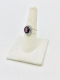 Sterling Silver Star Ruby Ring Size 9