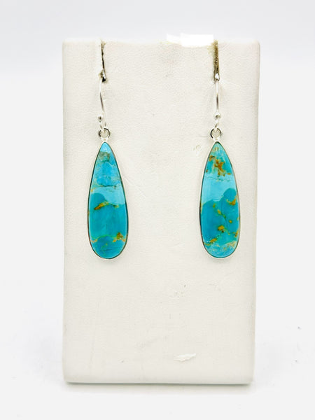 Sterling Silver Baltic Turquoise Earrings