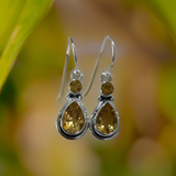 Citrine Earring Sterling Silver